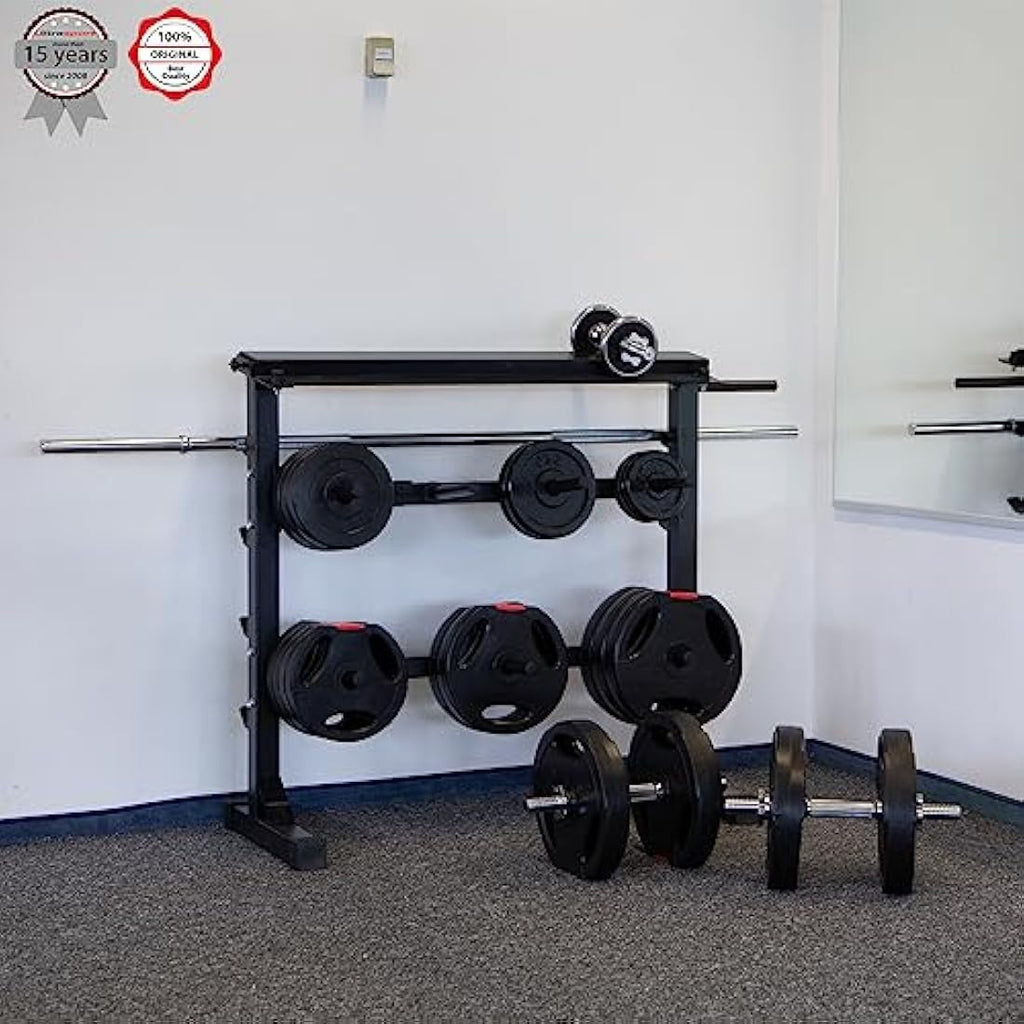 Ultrasport Steel Weight Plate Stand | 300kg Capacity Dumbbell Rack