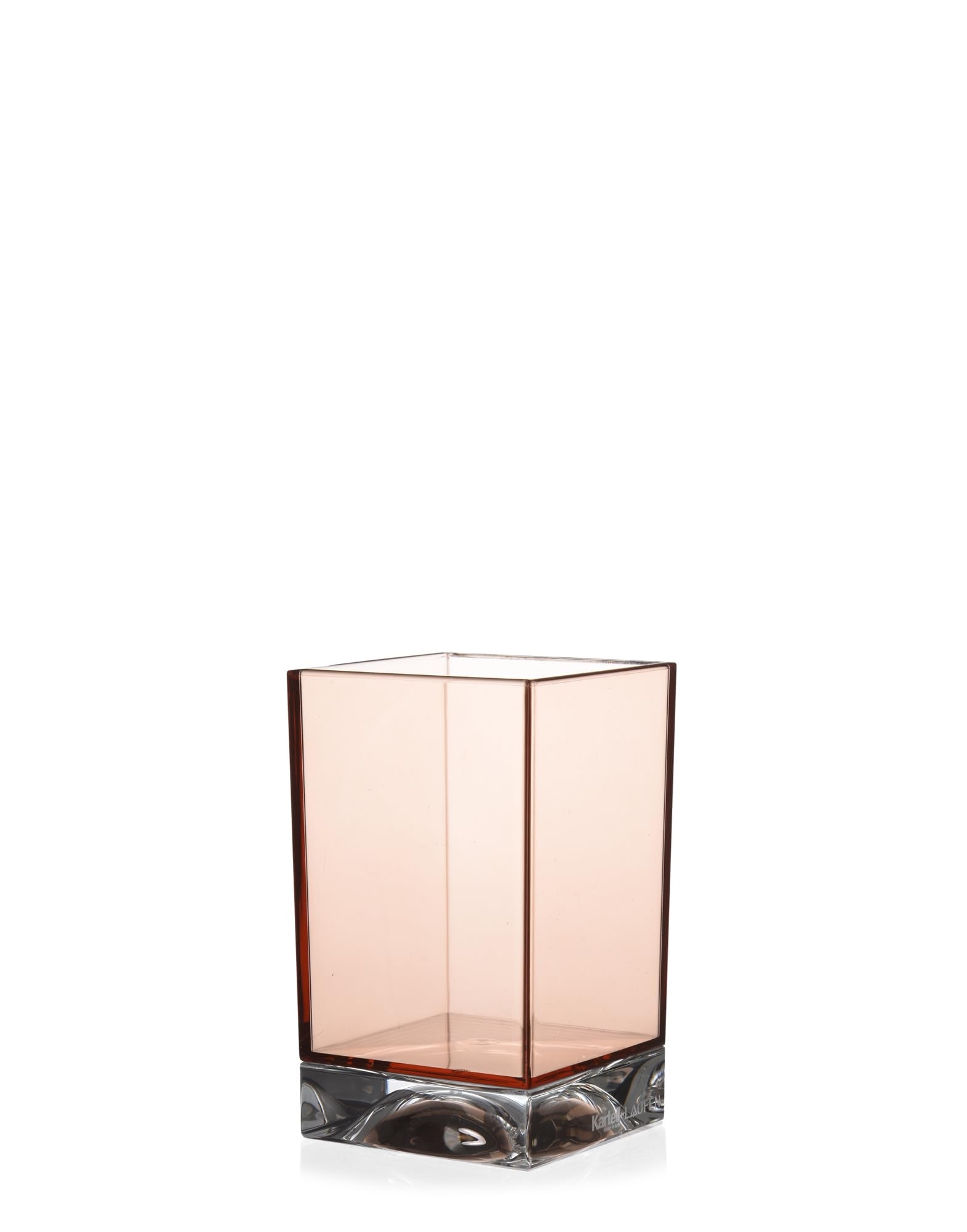Kartell Boxy Toothbrush Holder – Nude Pink Italian Designer Organizer