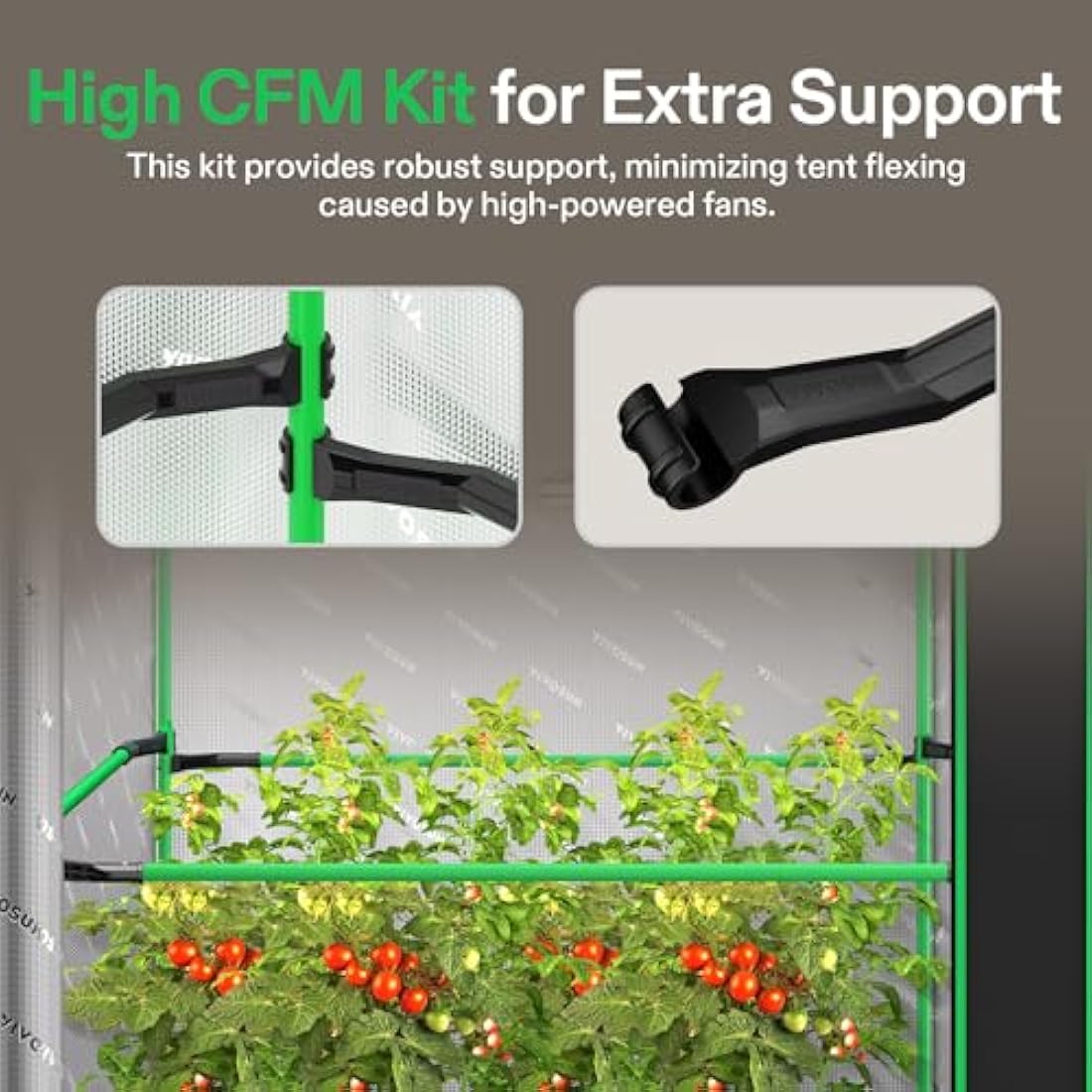 VIVOSUN PRO Grow Tent | 90x90x180cm Reflective Mylar with 22mm Poles