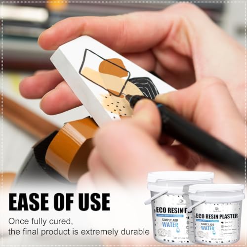 Eco Resin Casting Powder - 2800g Water Activated Plaster Kit