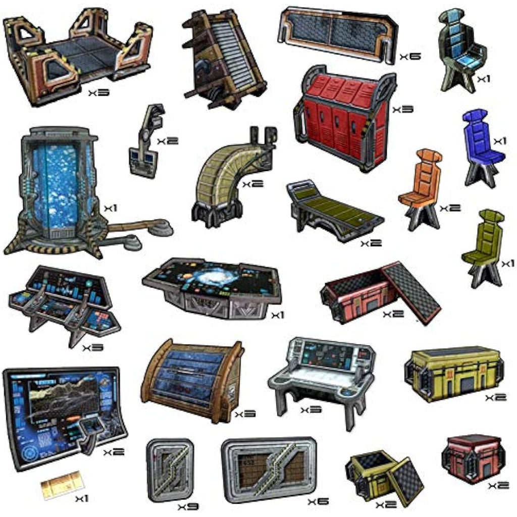 Battle Systems Frontier Core Set – 28mm Sci-Fi Modular Wargaming Terrain