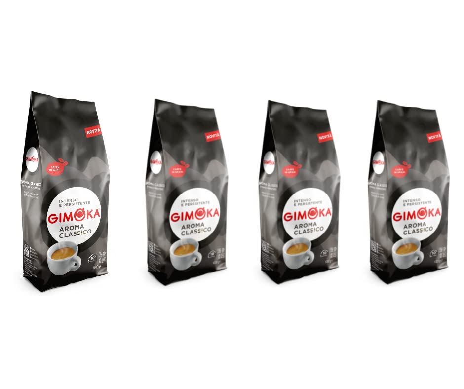 Gimoka Aroma Classico Light Roast Espresso Whole Coffee Beans - 4kg