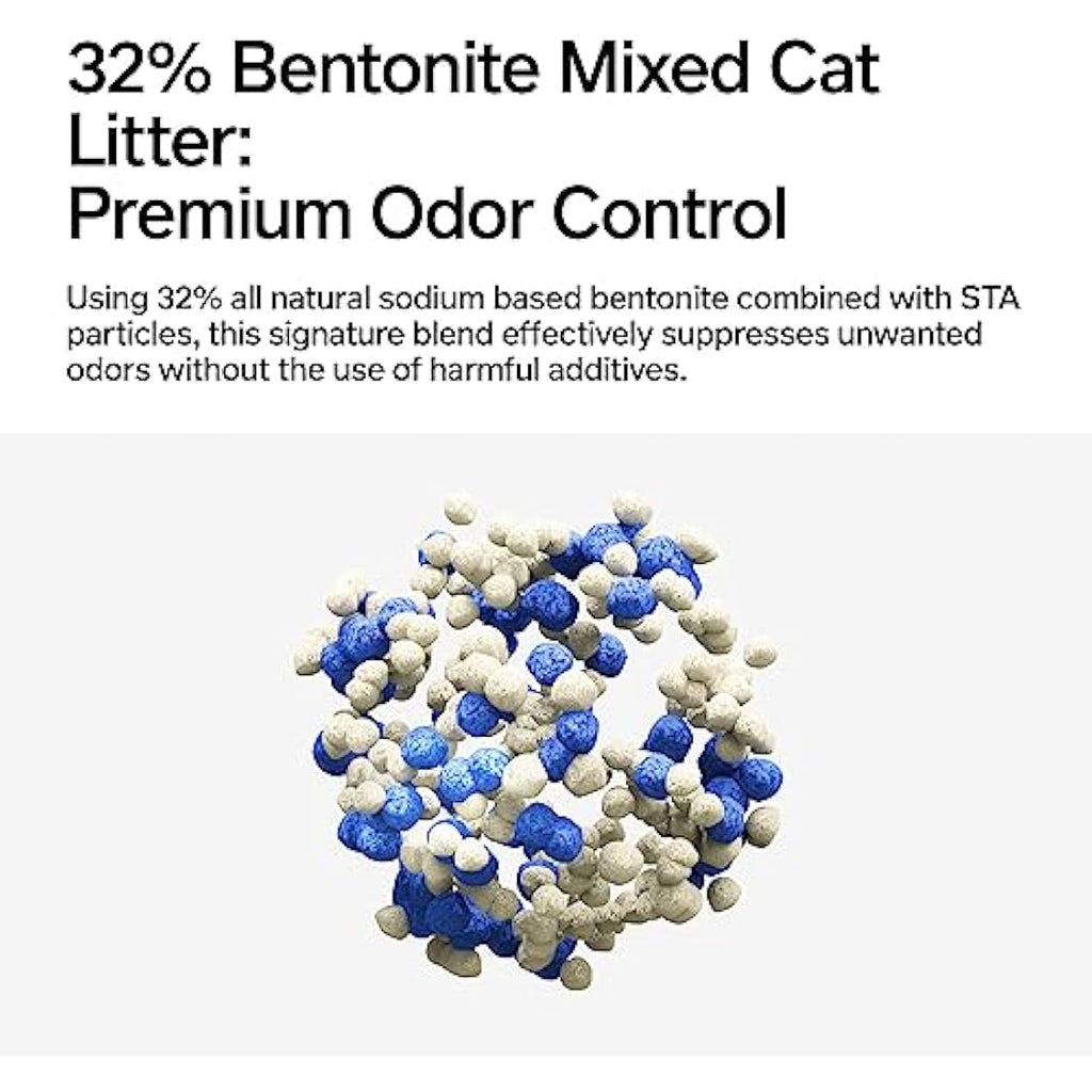 pidan Mix Tofu Cat Litter | Natural Bentonite Clumping & Flushable (4-Pack)