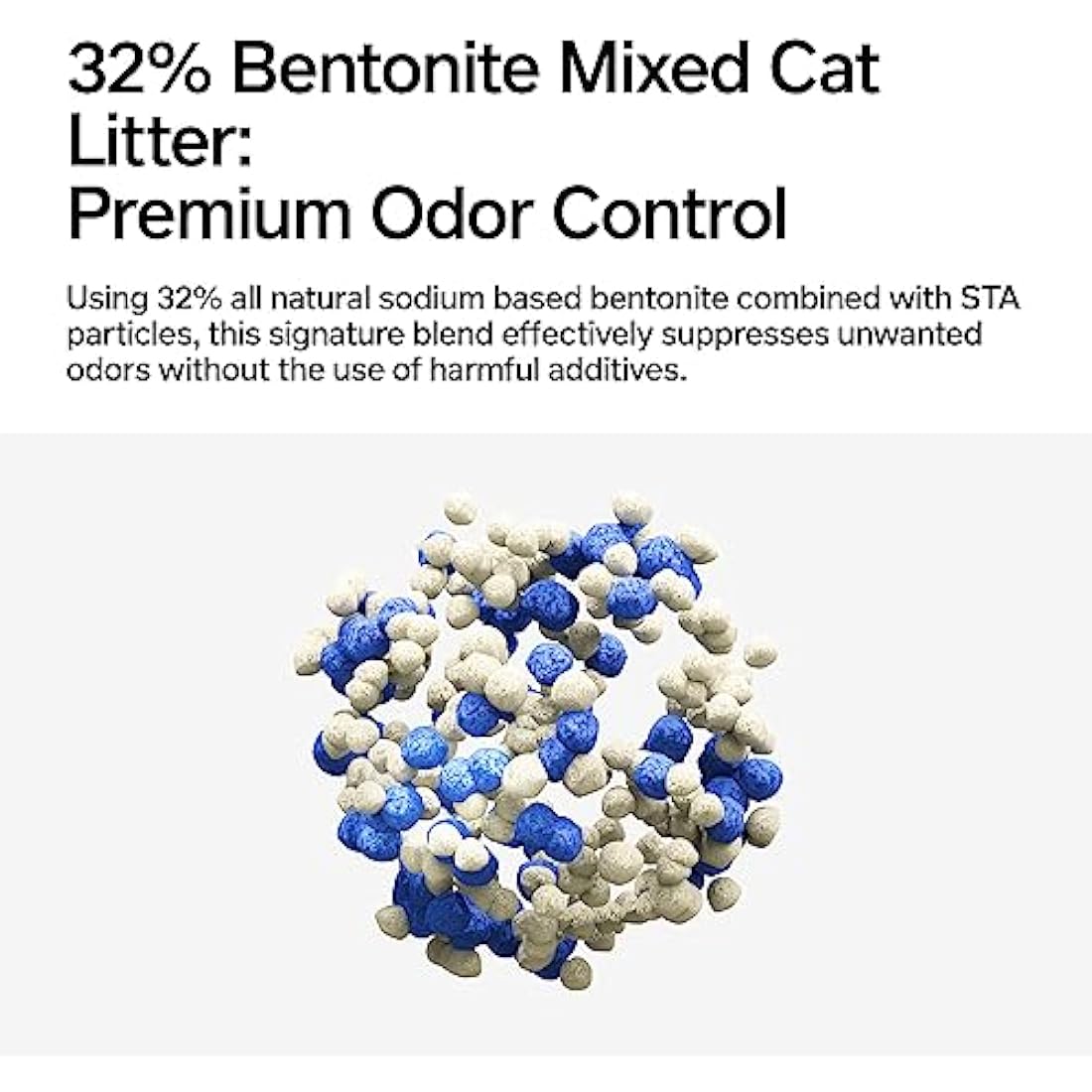 pidan Mix Tofu Cat Litter | Natural Bentonite Clumping & Flushable (4-Pack)