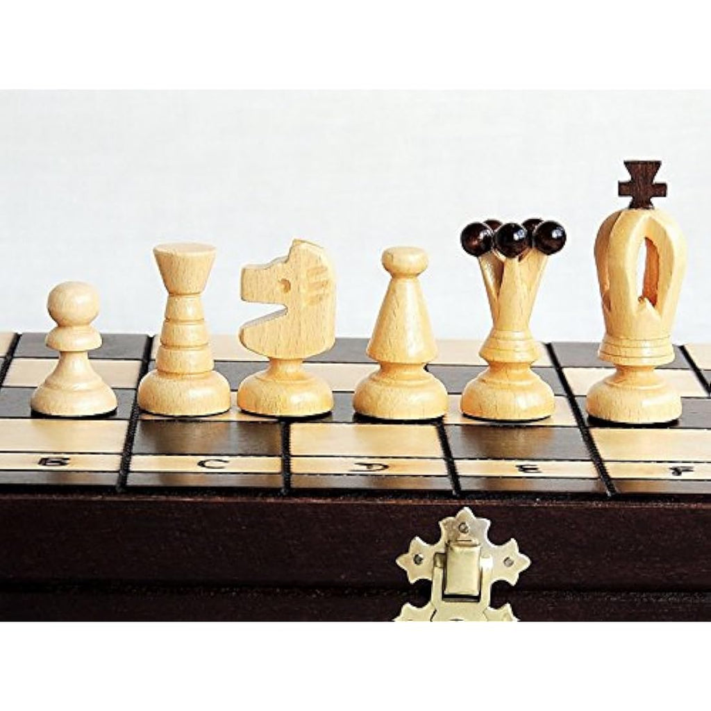3-in-1 Wooden Chess, Backgammon & Checkers Set – 35cm Handcrafted
