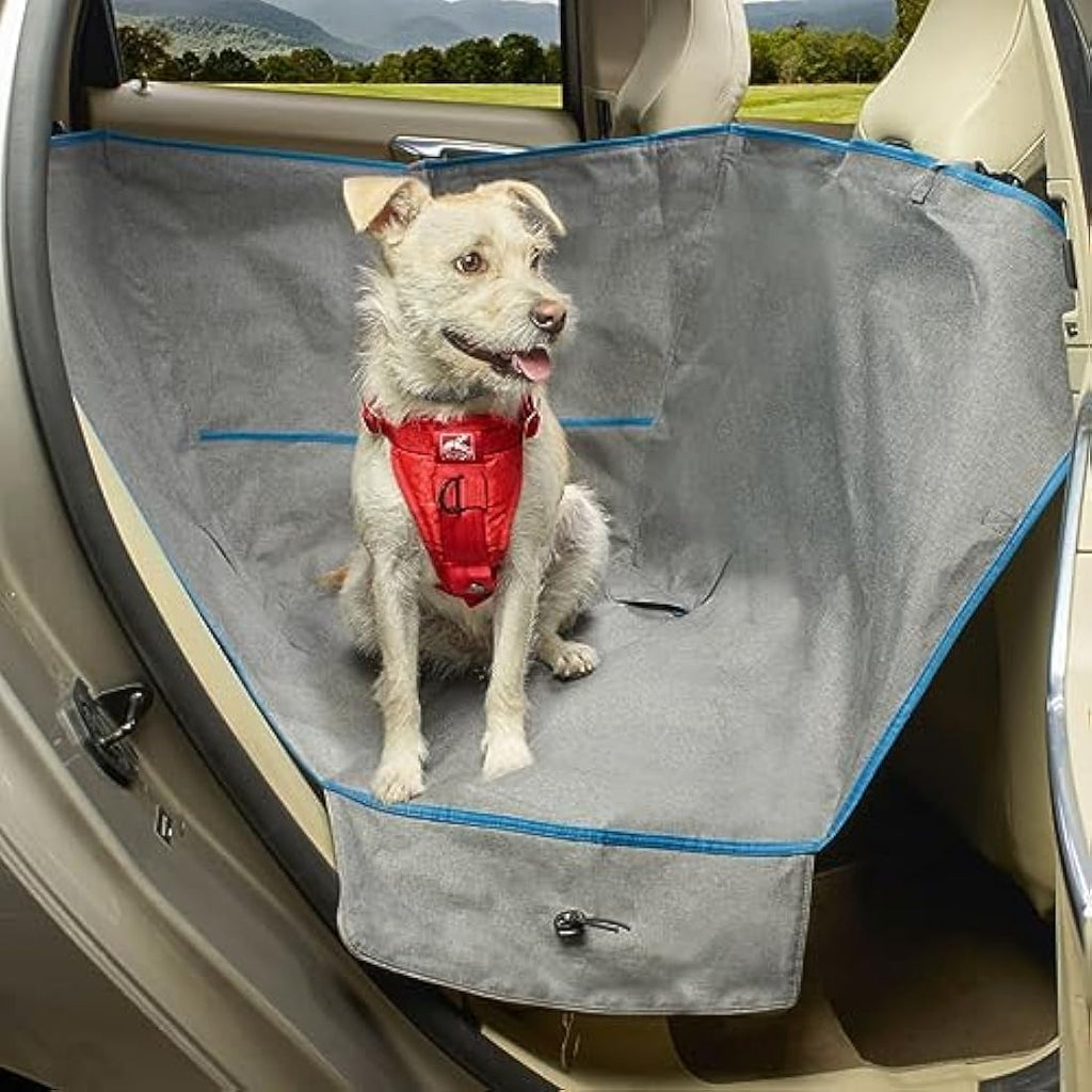 Kurgo Heather Half Hammock Dog Car Seat Protector - Waterproof Charcoal