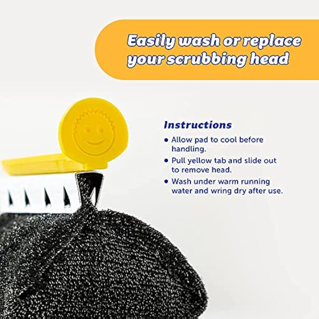 Scrub Daddy BBQ Daddy Replacement Head – Bristle Free Grill Brush