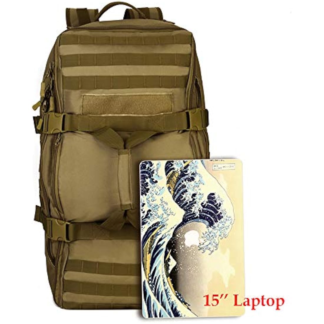 YUHAN 60L Tactical Backpack | Oxford Cloth MOLLE Hiking Rucksack