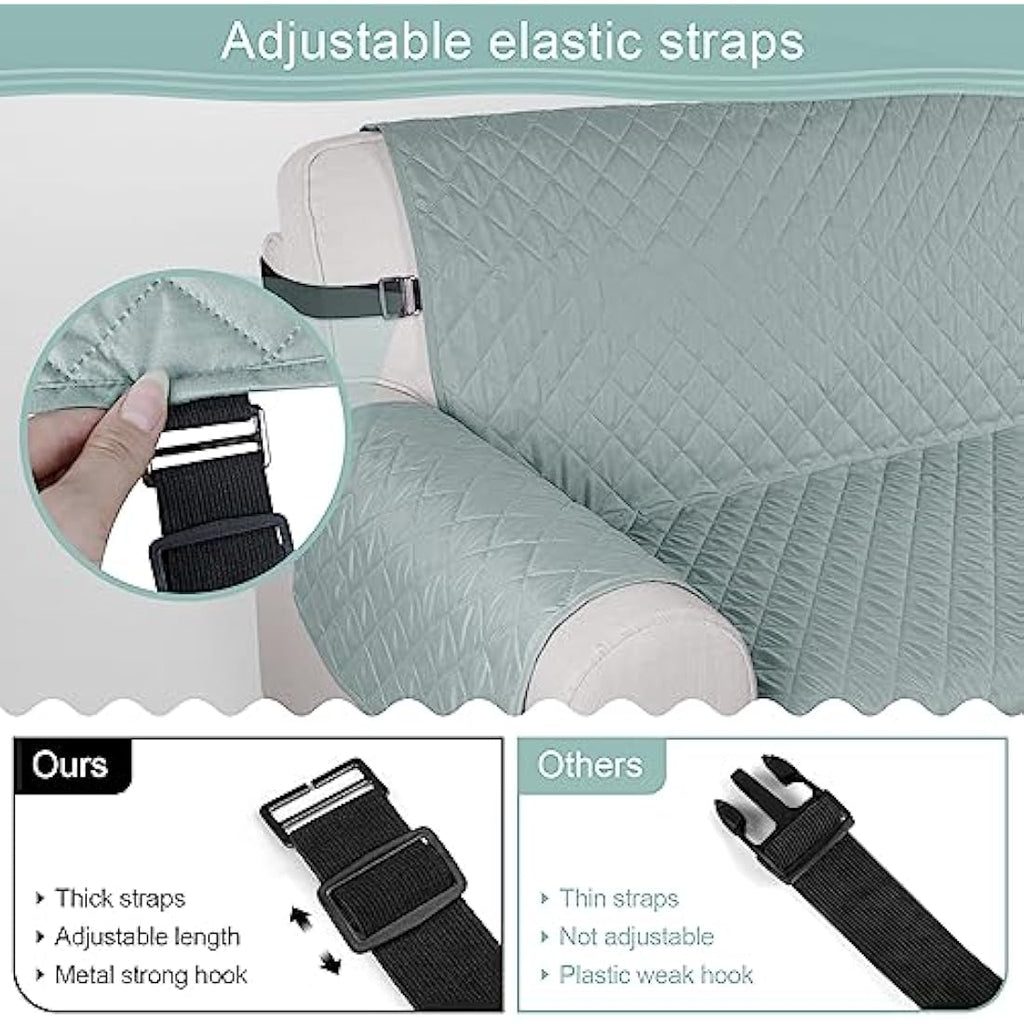 TAOCOCO 100% Waterproof 3 Seater Sofa Cover | Non-Slip Pet Protector