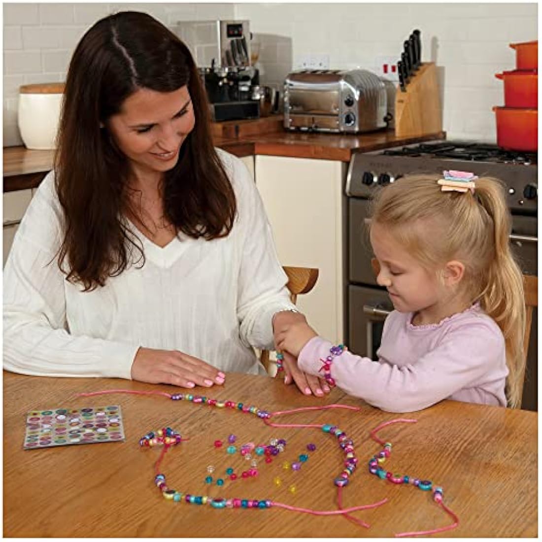 Galt Sparkle Jewellery Kit – Kids Necklace and Bracelet Making Set