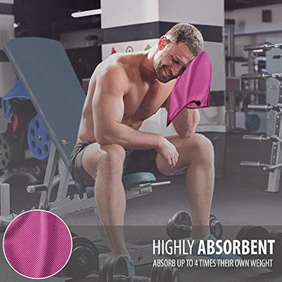 Cooling Towel 4-Pack | Microfiber Ice Towels for Sports