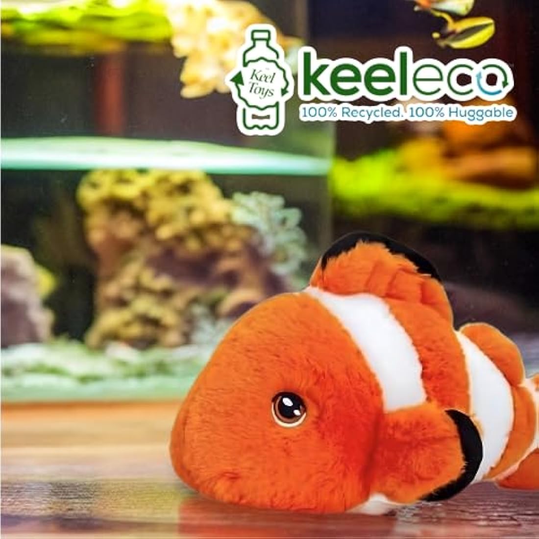 Clown Fish Plush – 100% Recycled Eco-Friendly Soft Toy