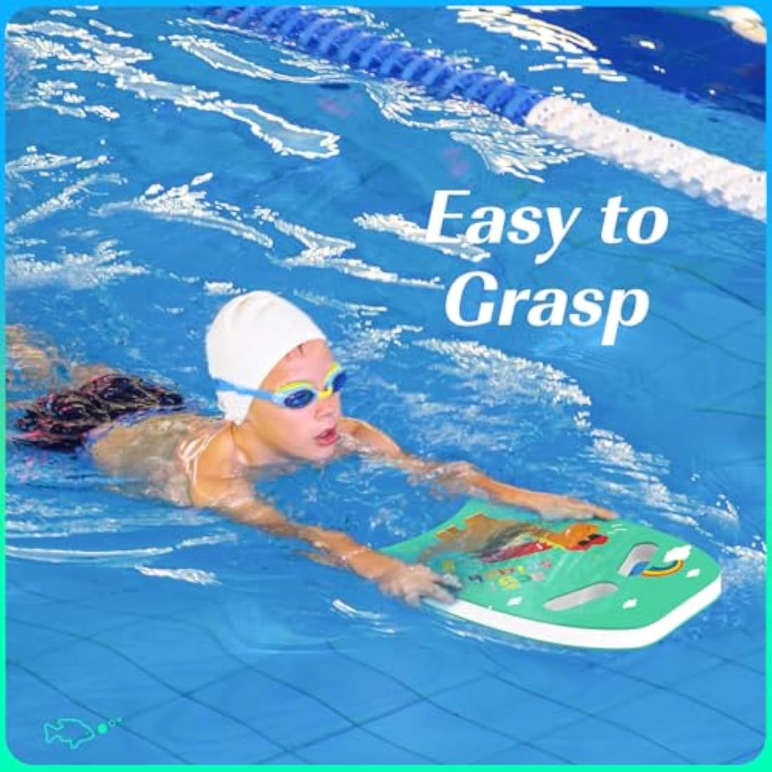 HeySplash Swimming Kickboard – High-Density Pool Float for Kids & Adults