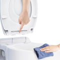 White ABS Soft Close Toilet Seat with Quick Release Hinges