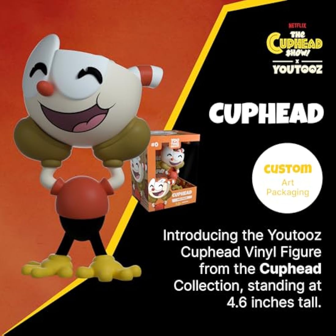 Youtooz Cuphead The Cuphead Show! Edition – 4.6" Vinyl Figure Collectible