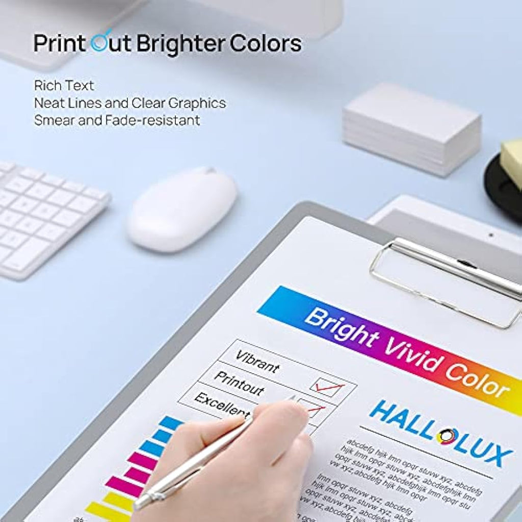 HALLOLUX 410A Compatible Toner Cartridges for HP LaserJet Pro | 4-Pack