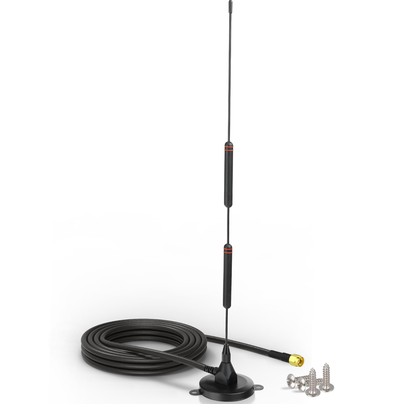 Bingfu 4G LTE MIMO Antenna | 10dBi High Gain SMA Male Magnetic Base