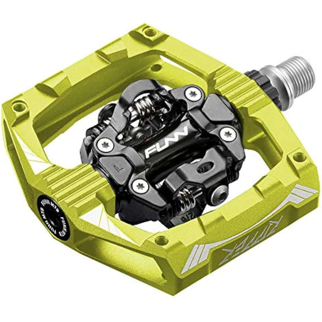 Funn Ripper MTB Clipless Pedals | SPD Compatible 6061 Alloy Bicycle Pedals
