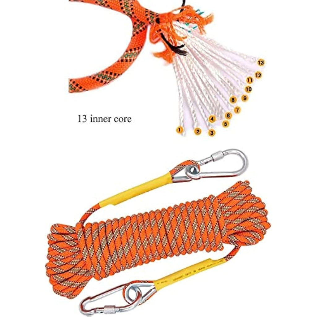 X XBEN 8mm Static Outdoor Rope | Heavy-Duty Safety Cord for Magnet Fishing