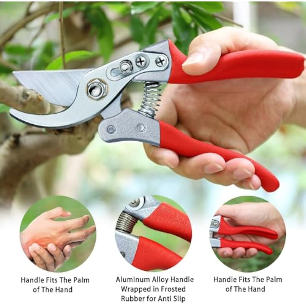 Kynup 2-Pack Garden Secateurs – SK-5 Steel Pruning Shears for Trees