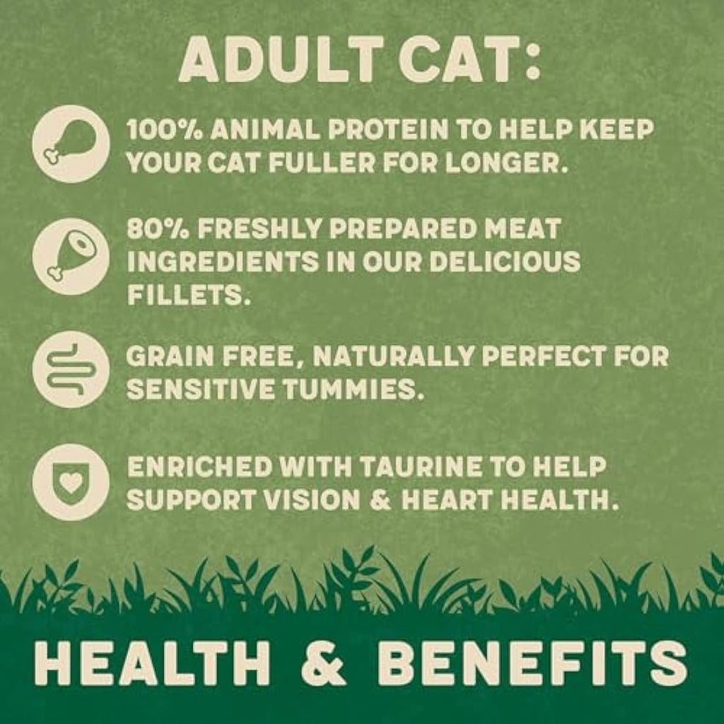 Harringtons Grain Free Wet Cat Food - Meaty Gravy Multipack 72x85g