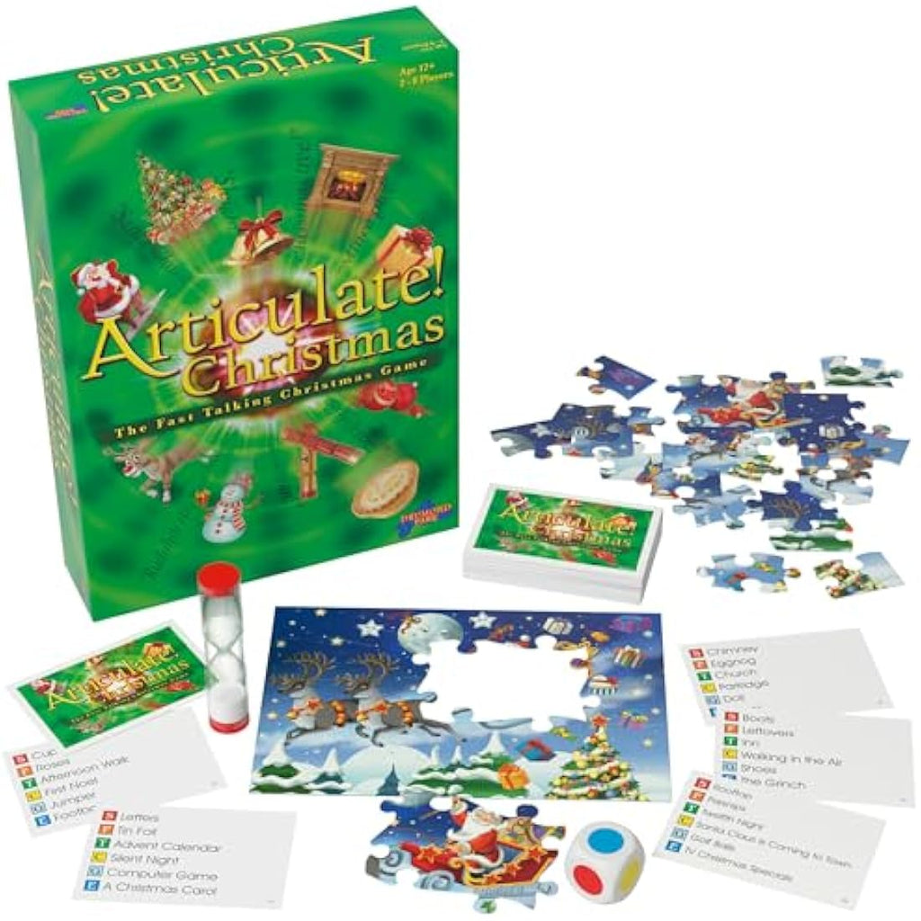 Drumond Park Articulate Christmas Board Game | Family Party Jigsaw Game