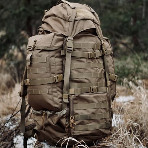 Tactical Military Rucksack - Large Molle Hiking Backpack