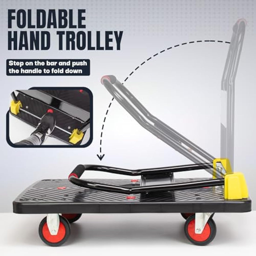 Heavy Duty Platform Truck - 400kg Folding Utility Trolley