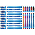 Schneider Slider Memo XB Ballpoint Pens - Blue & Assorted - 16 Pack