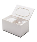 Yamazaki Home Veil Cotton Case - Minimalist Bathroom Vanity Organizer