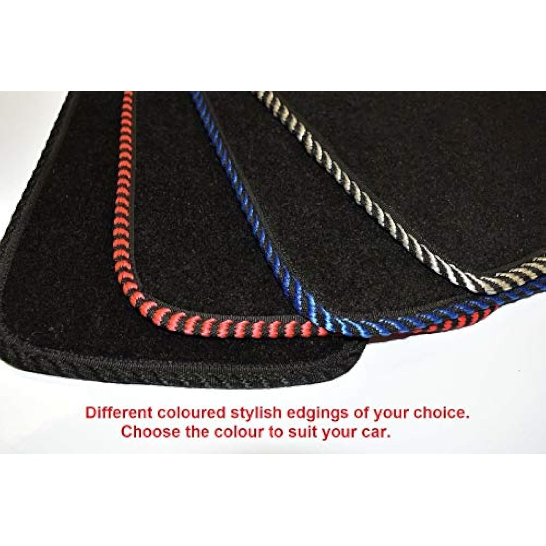 Jolof Store Car Floor Mats for Ford Kuga 2008-2012 - Red Edging