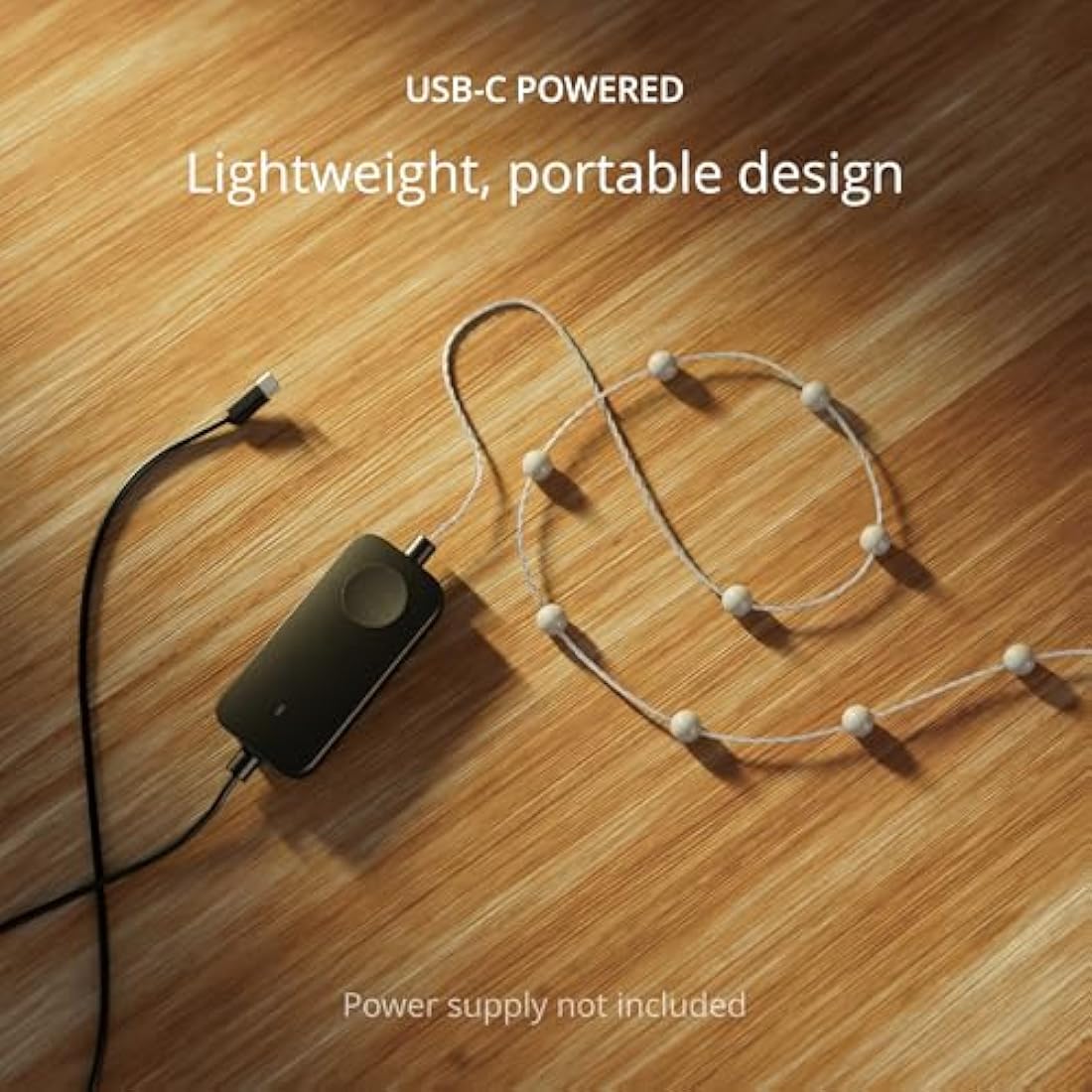 Twinkly Strings USB-C Pearls: 100 RGB LED Smart Gaming Lights - 6m