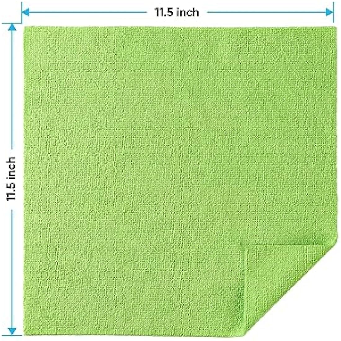 HOMEXCEL Microfibre Cleaning Cloths 100 Pack | Lint-Free 30x30cm Towels