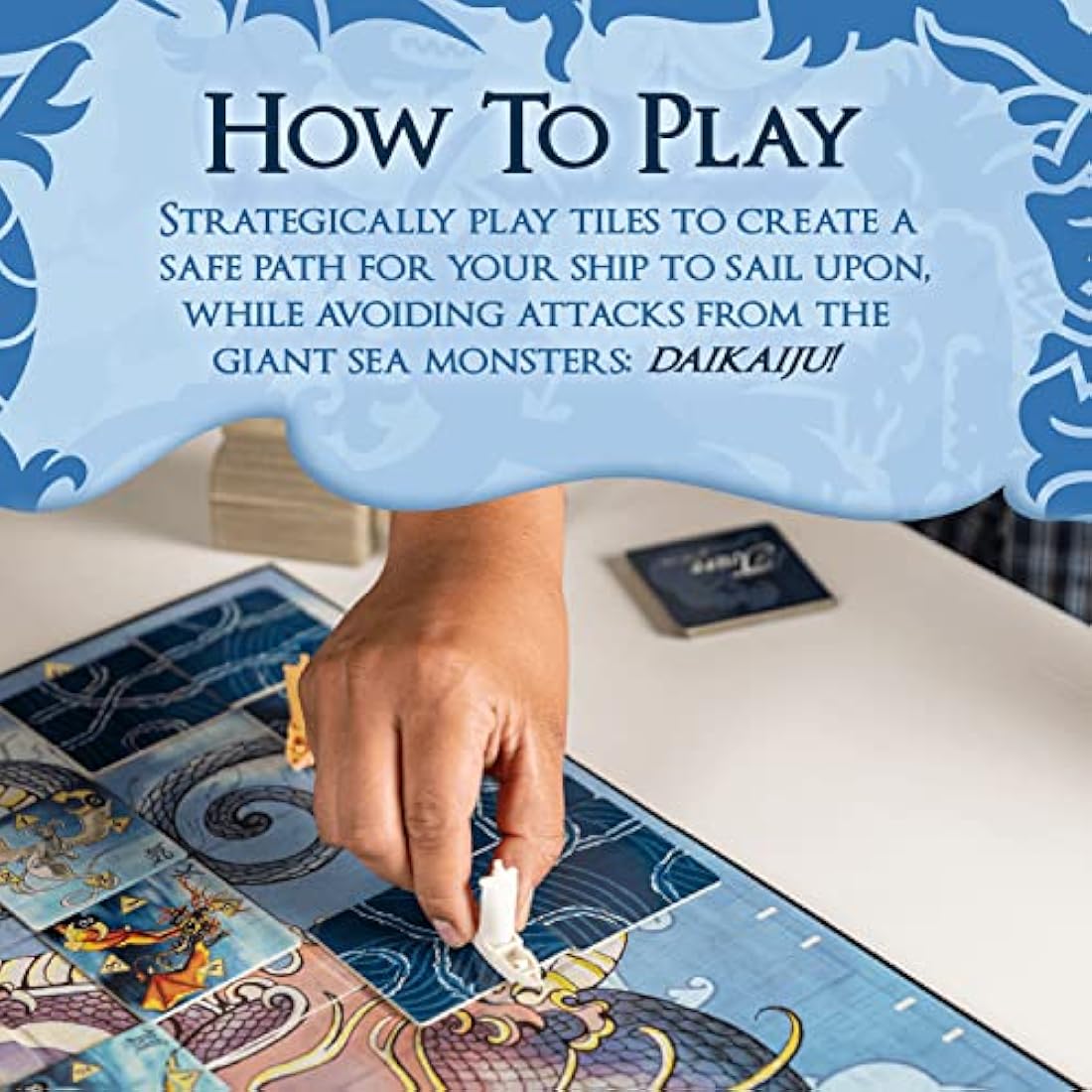 Calliope Games Tsuro of the Seas - Strategic Tabletop Board Game