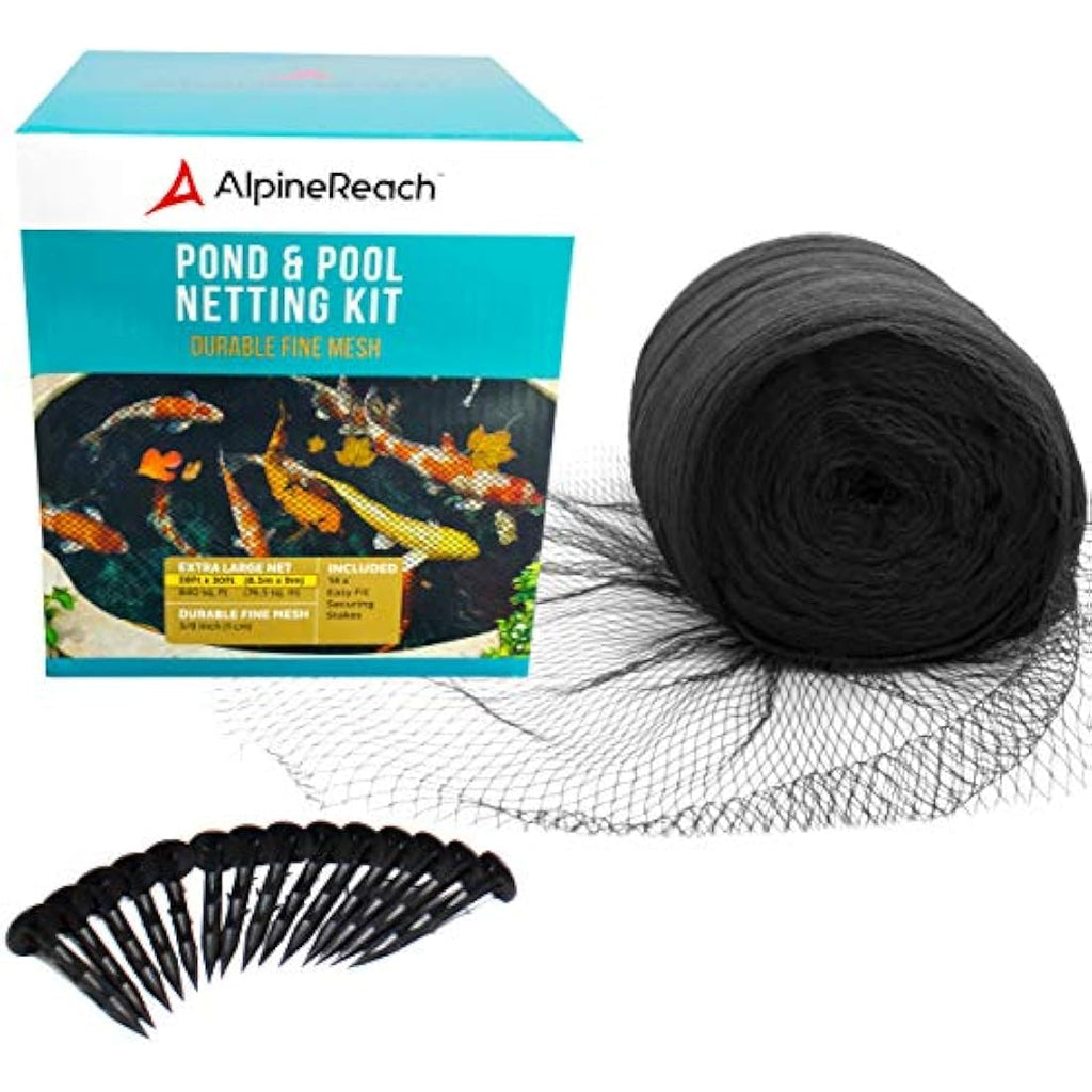 AlpineReach Heavy Duty Pond Netting - 8.5m x 9m Woven Mesh Leaf Cover
