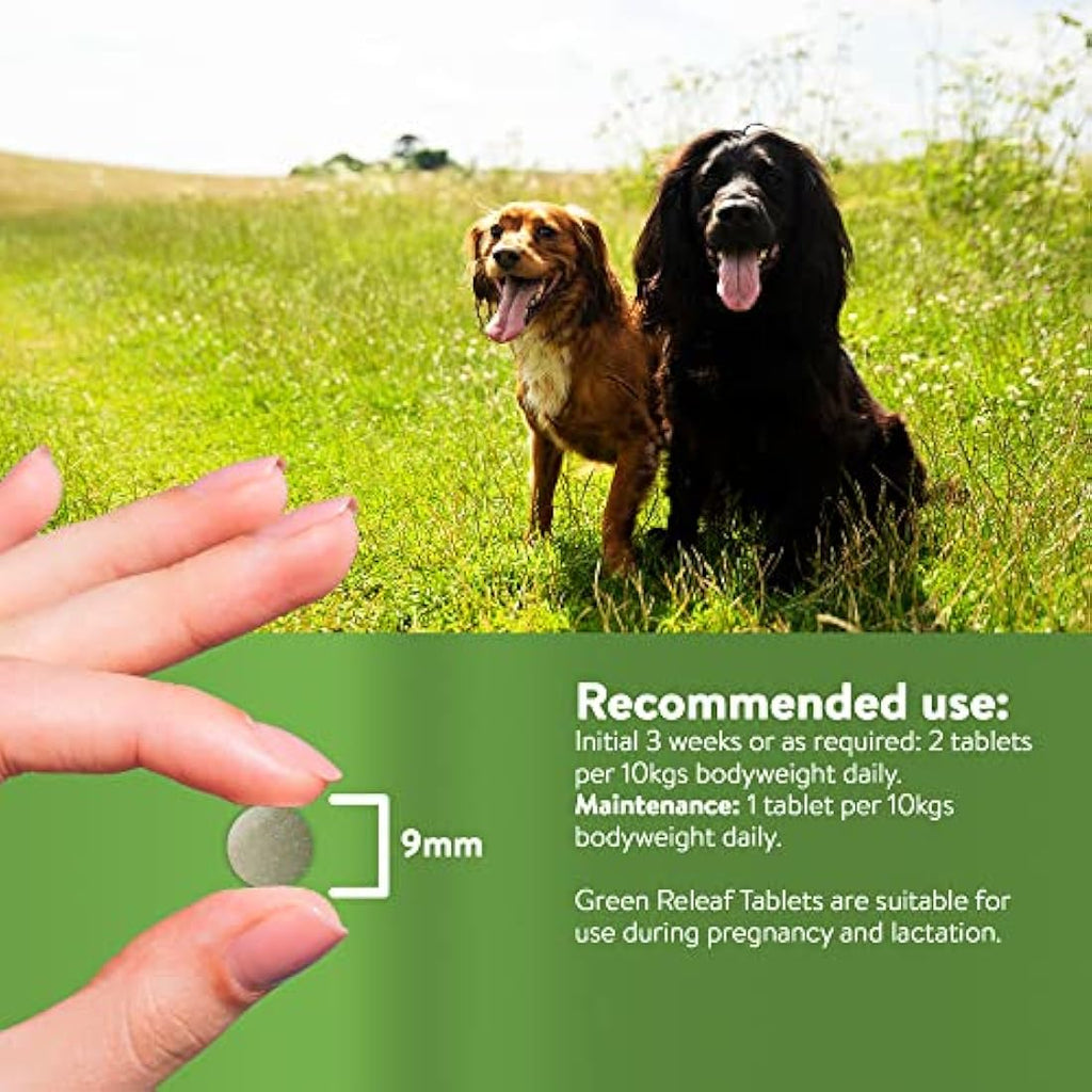 Dorwest Green Releaf Tablets | Natural Joint & Skin Support for Pets