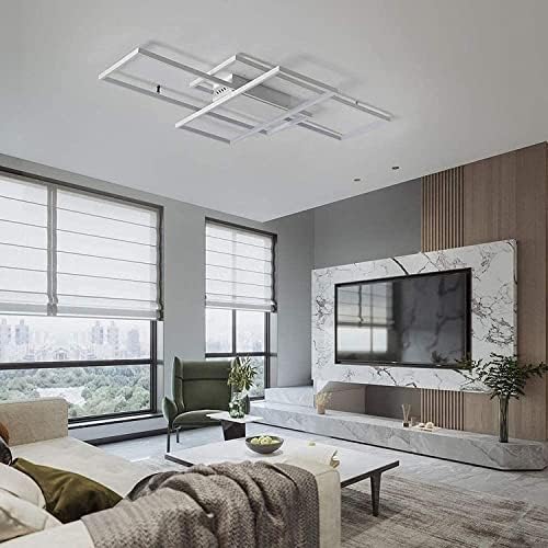 Jolof Store 65W Modern LED Ceiling Light – Dimmable Square Lamp, 105cm