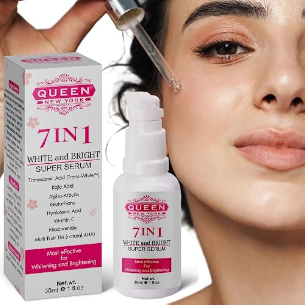 Queen Natural New York 7-in-1 Dark Spot Serum with Tranexamic Acid (2 Pack)