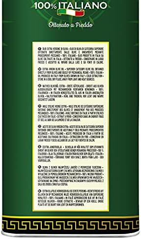 Le Terre di Colombo Extra Virgin Olive Oil – 100% Italian, 5L Tin