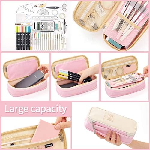 EASTHILL Large Capacity Pencil Case – High Storage Stationery Pouch