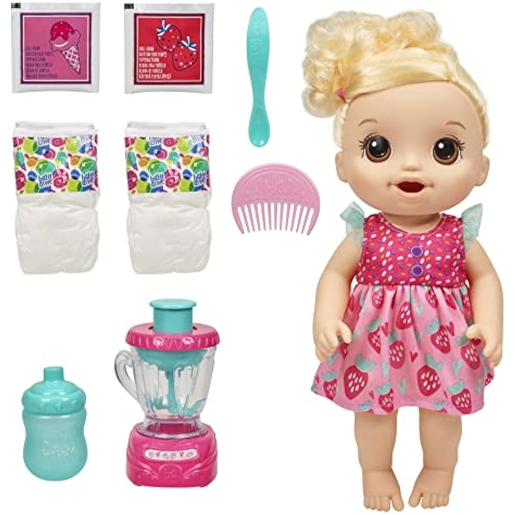 Baby Alive Magical Mixer Baby Doll – Blonde Hair Toy with Blender