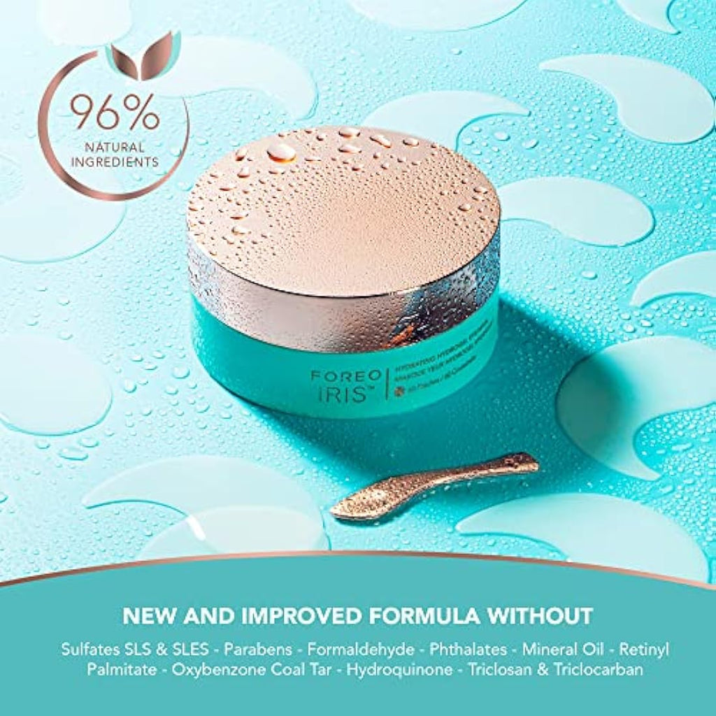 FOREO IRIS Under Eye Gel Patches – Collagen & Vitamin C Mask - 60 Pcs