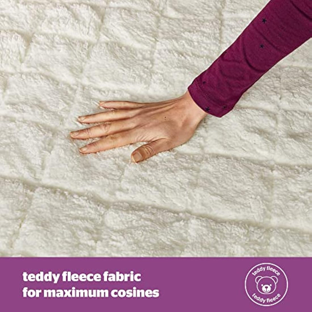 Silentnight Teddy Fleece King Electric Blanket – 3 Heat Settings
