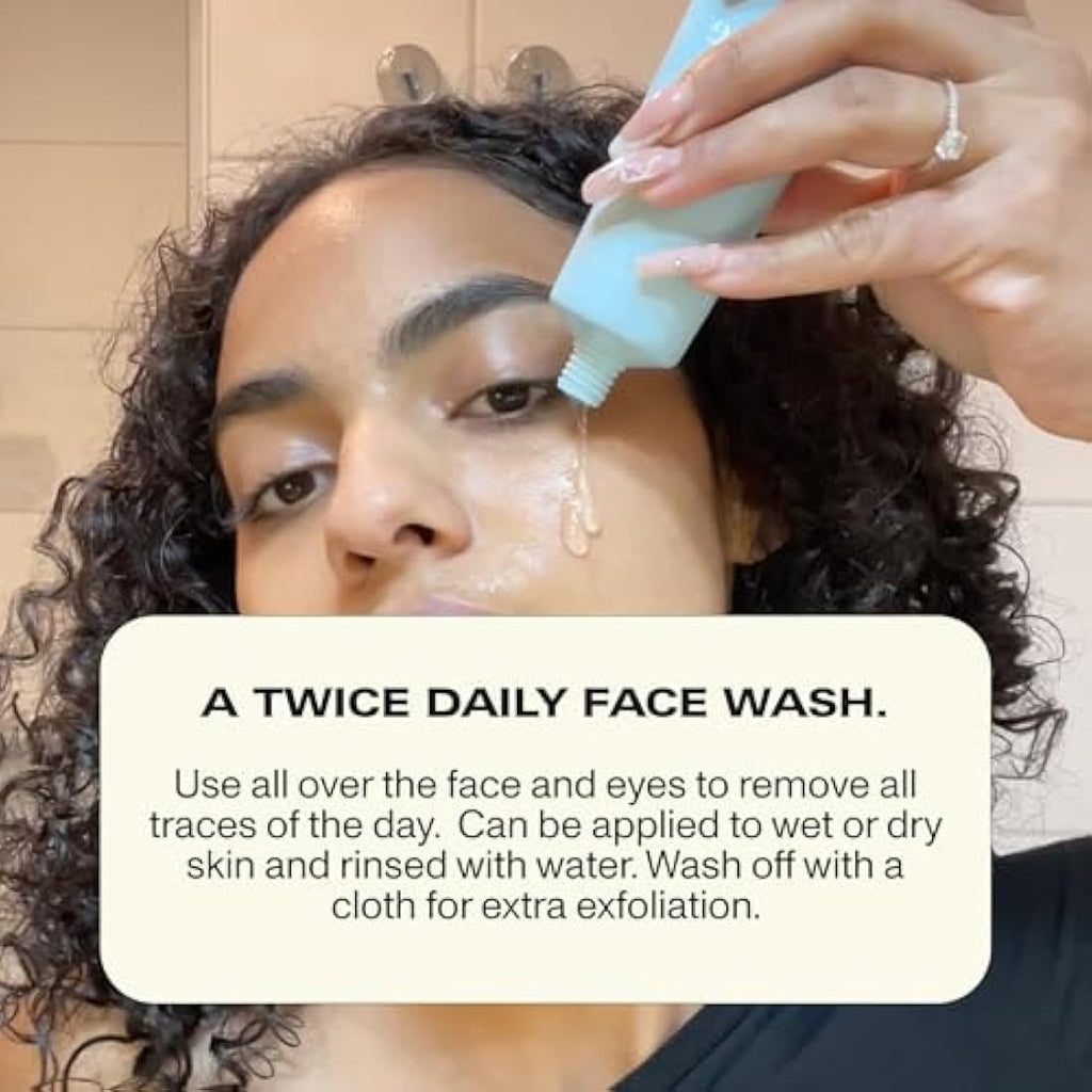 Faace Dirty Rose Water Face Cleanser – Vegan AHA & Zinc Gel, 100ml