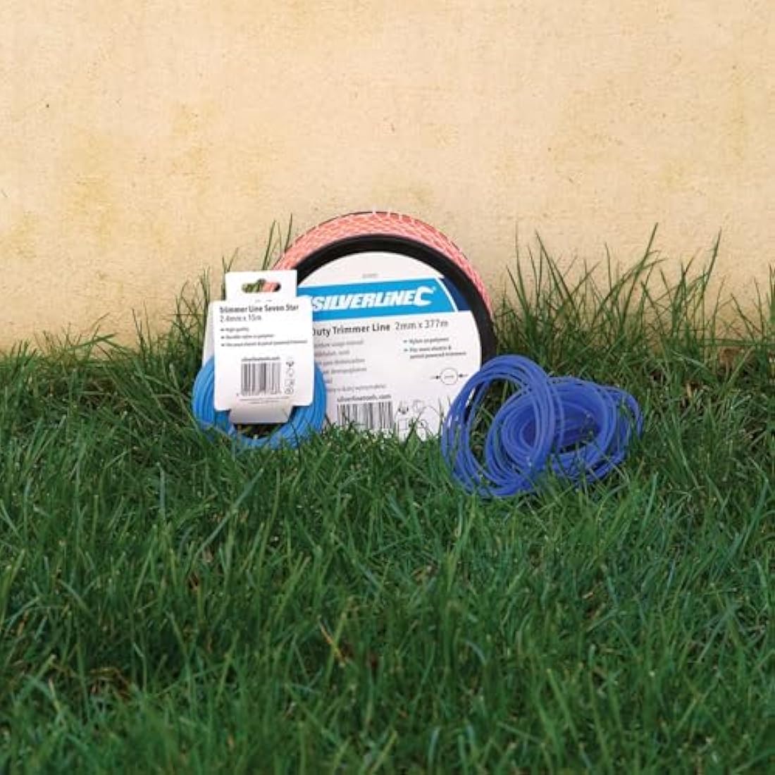 Silverline Heavy Duty Trimmer Line – 2mm x 377m Nylon Cutting Cord
