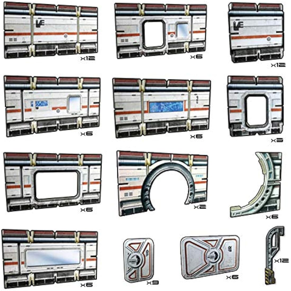 Battle Systems Galactic Core Sci-Fi Terrain – 28mm Modular 3D Wargaming Set