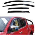 Auto Clover Wind Deflectors for Mitsubishi L200 2006-2015 Double Cab