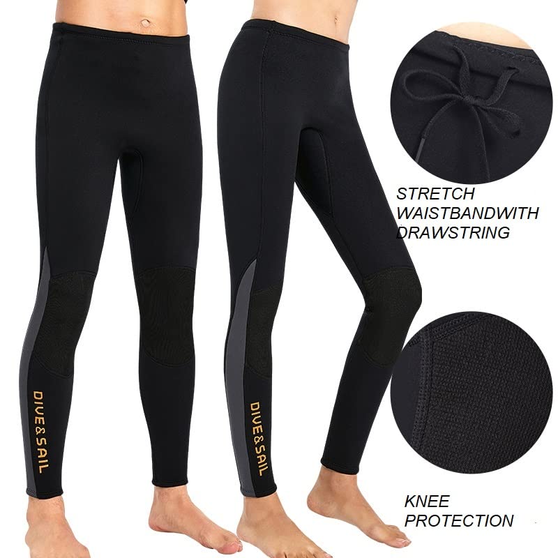 EUPTE 3mm Neoprene Wetsuit Pants – UV Protection Diving Leggings for Women