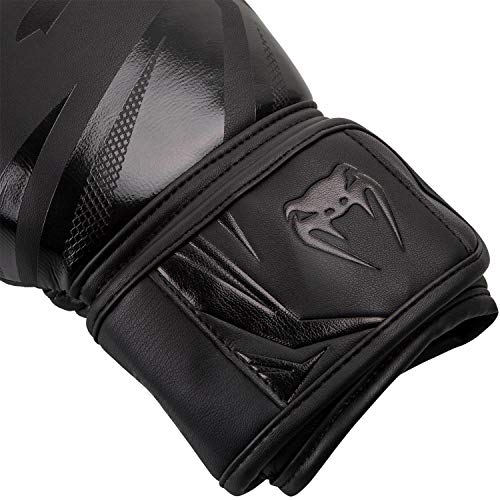 Venum Challenger 3.0 Boxing Gloves – 10 Oz Triple Density Foam, Black