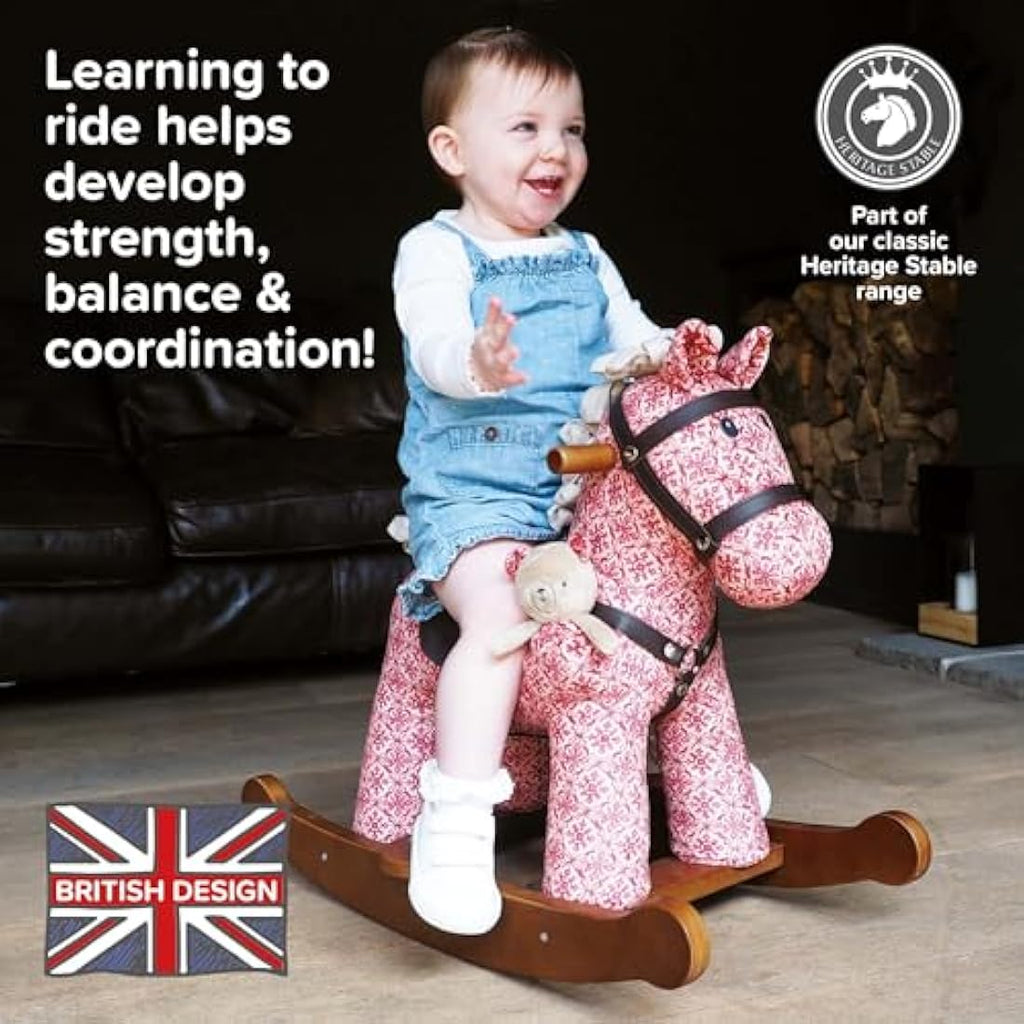 Little Bird Told Me Cooper & Beau Rocking Horse – Plush Wooden Rocker